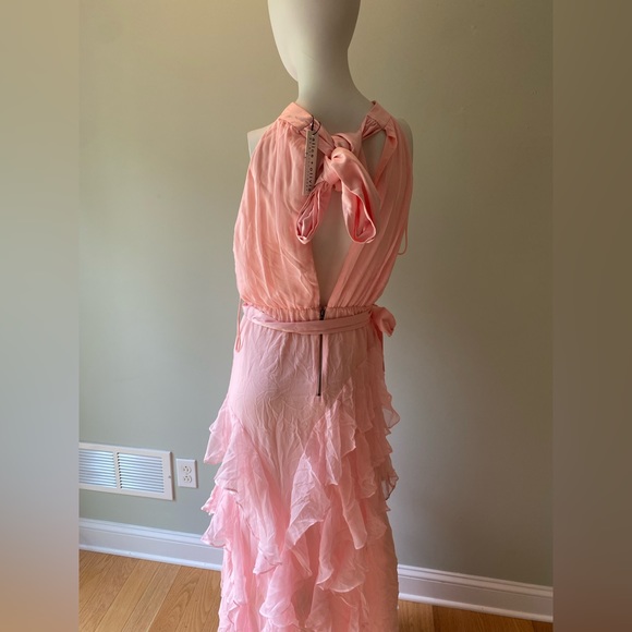 Alice + Olivia Emelia Silk Gown Women's. - Picture 8 of 11